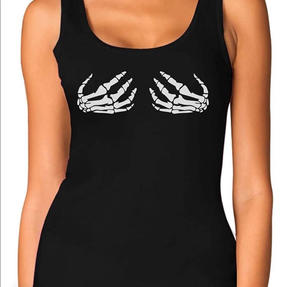 Skeleton Hands Black Tank top 💀